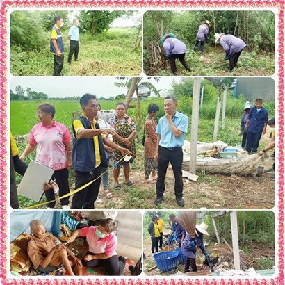 การลงพื้นที่เยี่ยมเยียนผู้สูงอายุร่วมกับเจ้าหน้าที่โรงพยาบาลดอนเจดีย์ บริการตรวจร่างกายเบื้องต้น