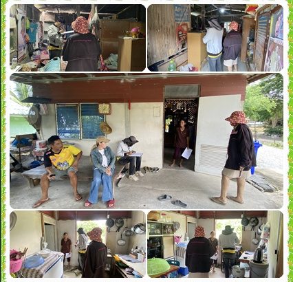 สำรวจสภาพที่อยู่อาศัยของผู้สูงอายุในชุมชนถ้ำพระ
