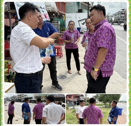ร่วมลงตรวจพื้นที่ถนนบริเวณช่วงไฟจราจรระหว่างชุมชนไชยานุภาพและชุมชนปราบไตรจักร และชุมชนดอนประดู่ ตามข้อร้องเรียนจากประชาชนในพื้นที่