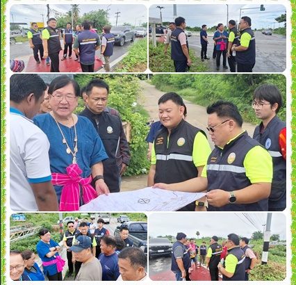 ลงพื้นที่ ร่วมกับ พณฯท่านประภัตร โพธสุธน(อดีตรัฐมนตรีและสมาชิกสภาผู้แทนราษฎรจังหวัดสุพรรณบุรี) พร้อมคณะร่วมกันออกบูรณาการในการทำงานประสานความร่วมมือกันระหว่างหน่วยงาน(กรมชลประทาน,กรมการปกครอง,งานป้องกันและบรรเทาสาธารณภัย)